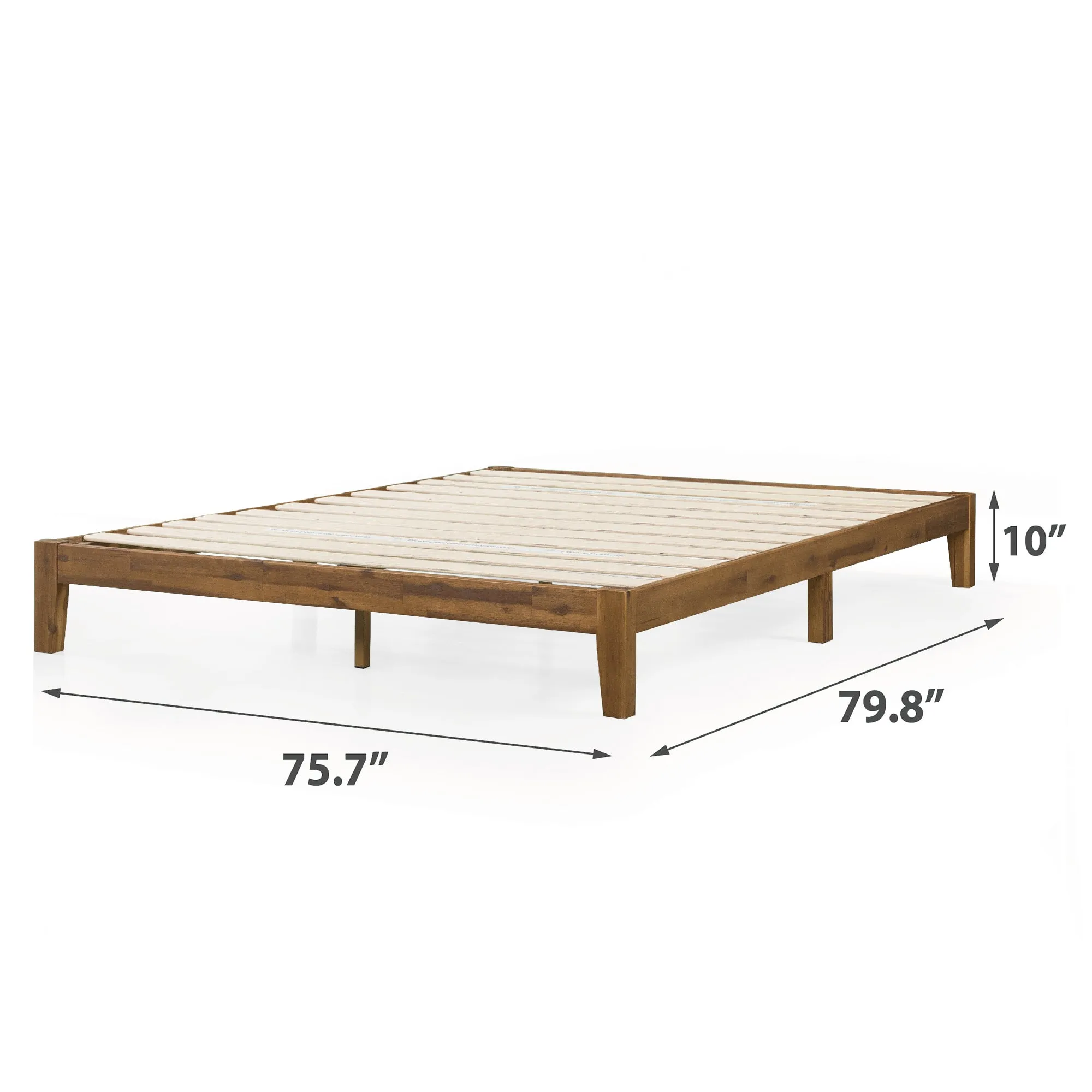 Lucinda Wood Platform Bed Frame