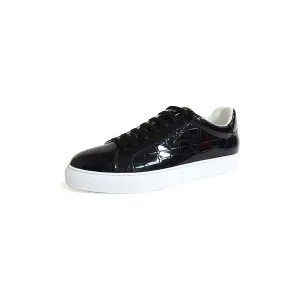 Luxe Leather Lace-up Platform Sneakers