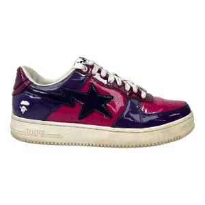 Men's Bape Sta Low Trainers Purple Size EU 40.5 / UK 6.5