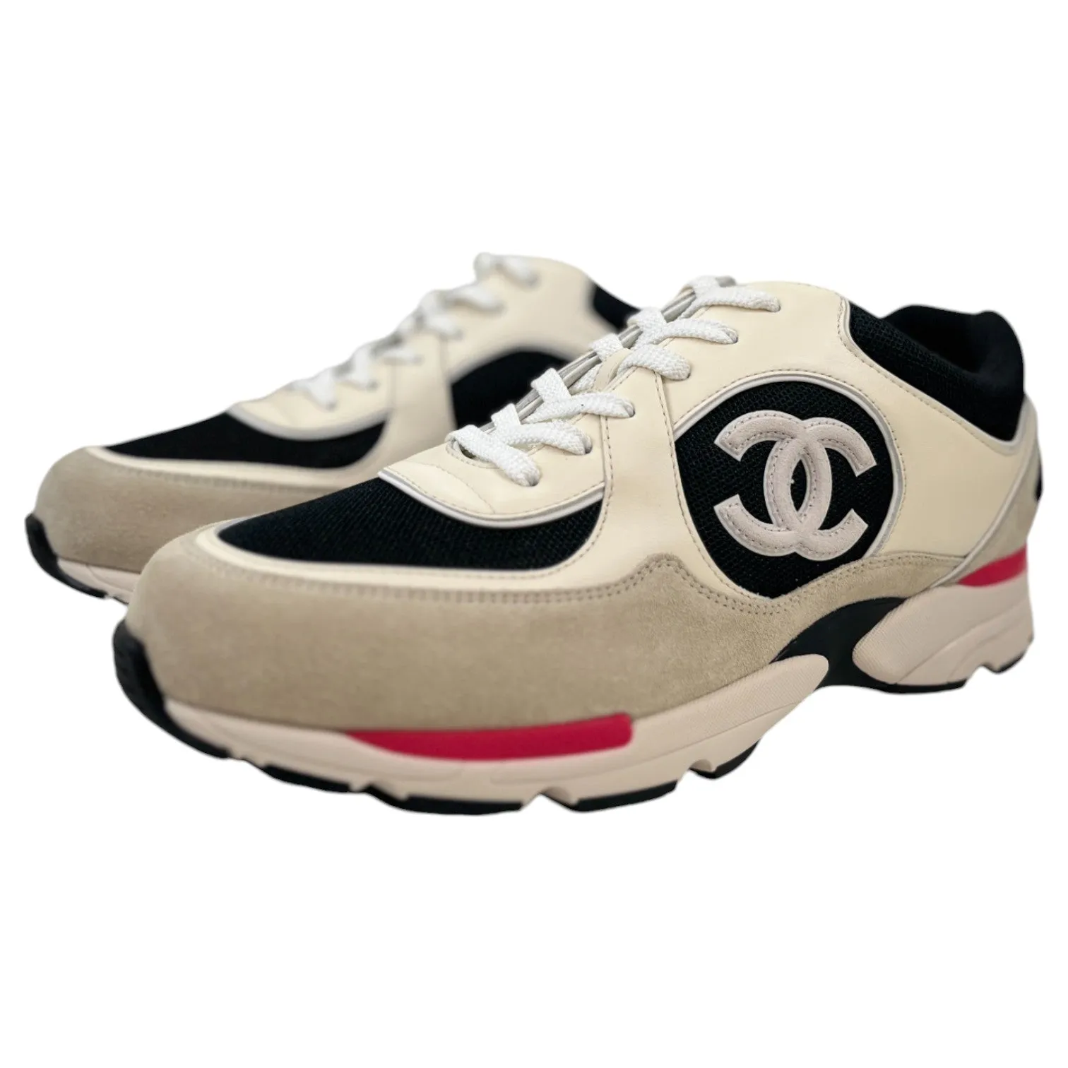 Men's Cc Runners Low Trainers Cream Size EU 46 / UK 12