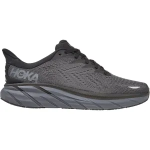 Men's Hoka Clifton 8 Black/Black Mesh