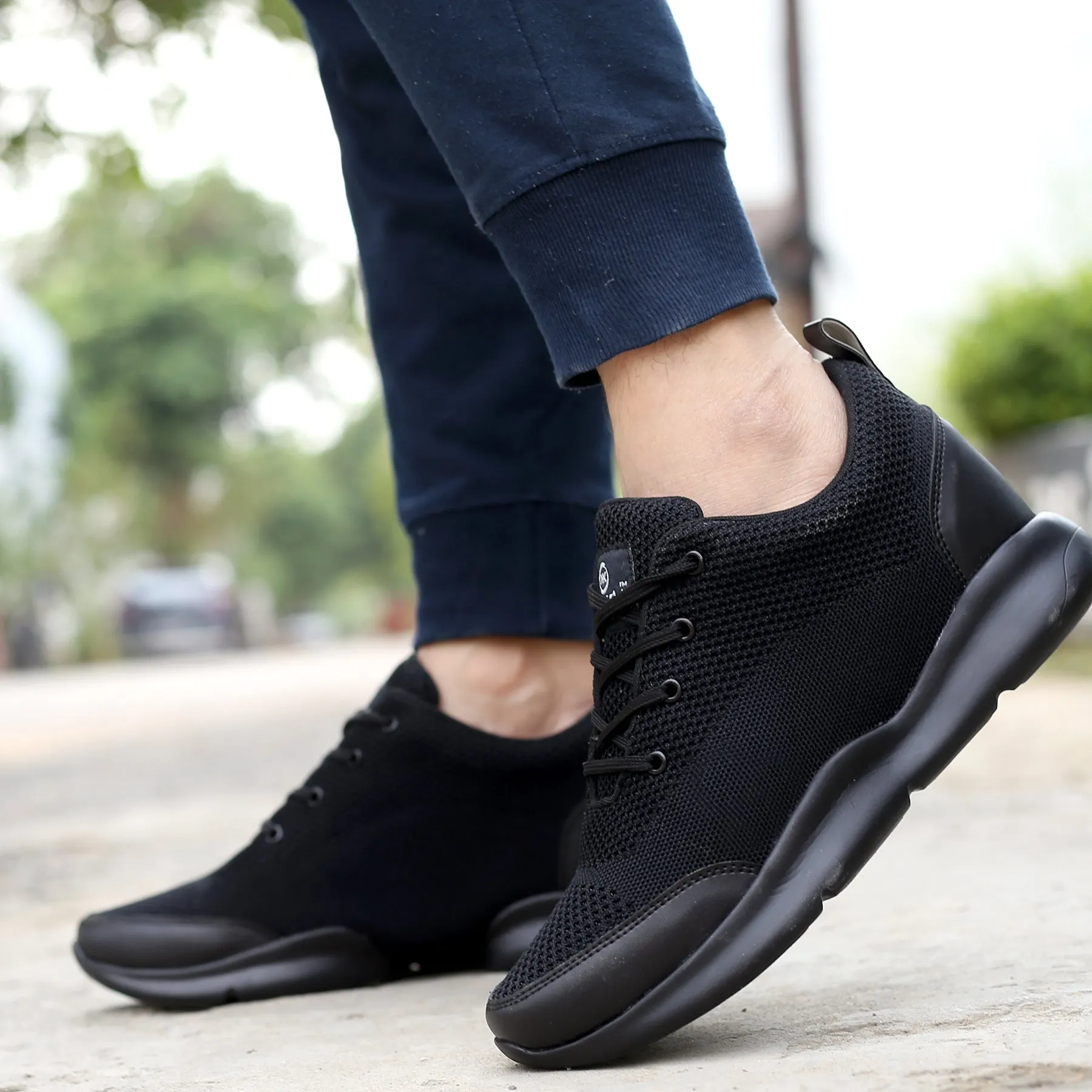 Men's New Stylish Hidden Height Increasing Stylish Casual Sports Lace-Up Shoes