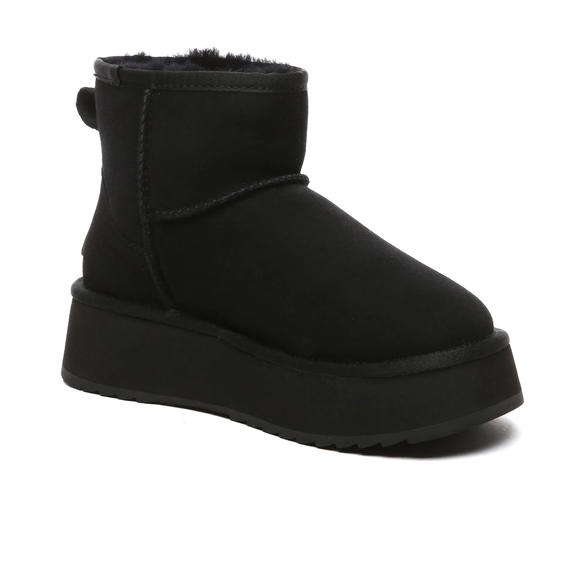 Mini Platform Sheepskin Winter Boots