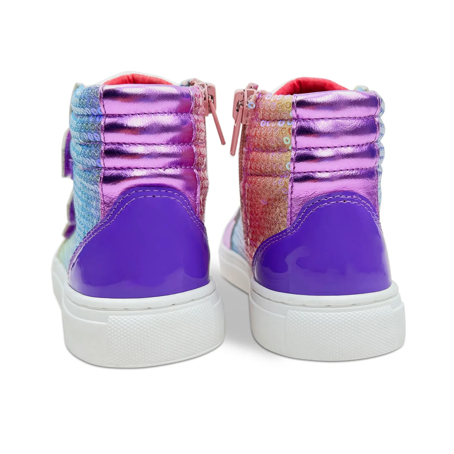 Miss Hannah Velcro Sneaker in Purple - Kids