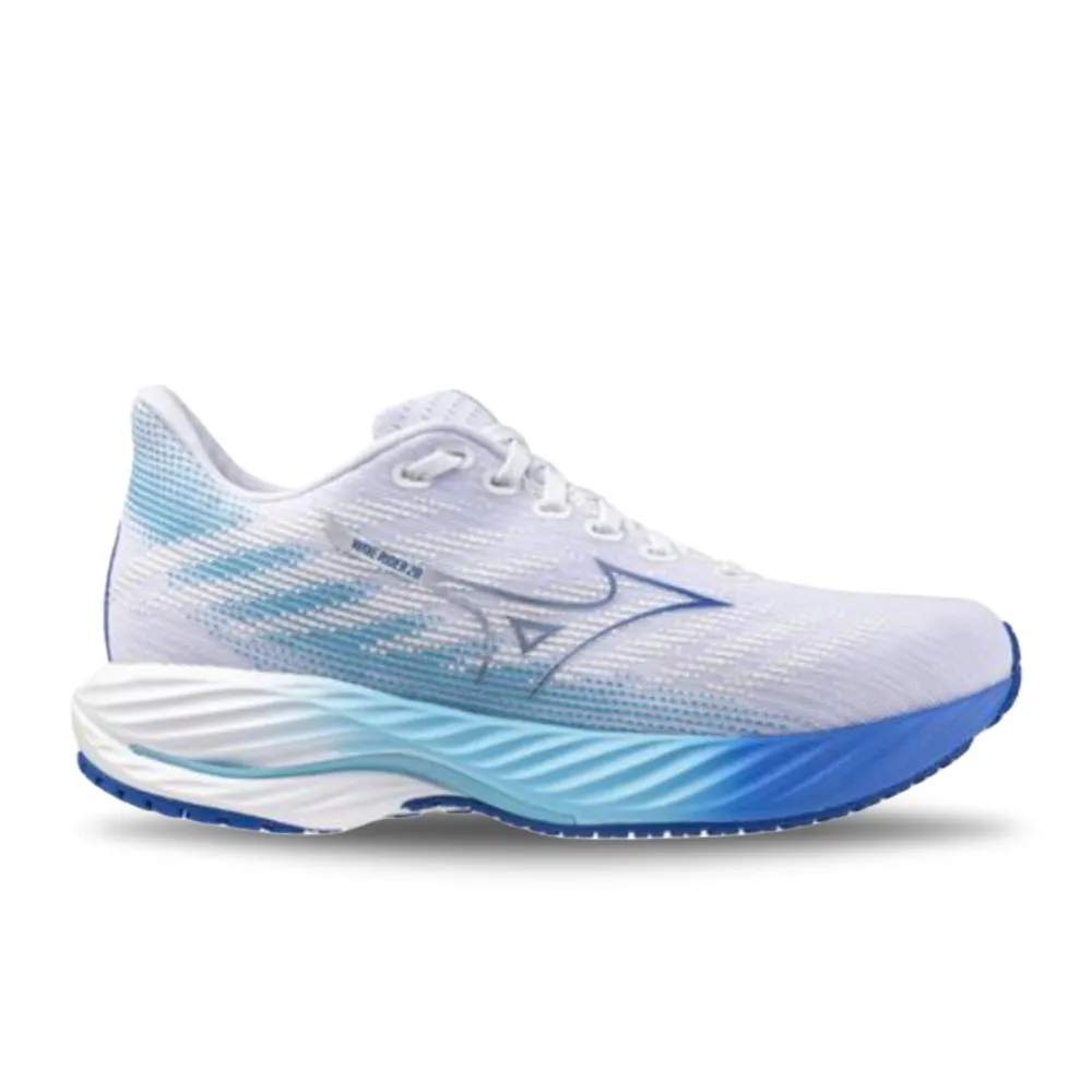 Mizuno Women's Wave Rider 28 - White/Mugen Blue