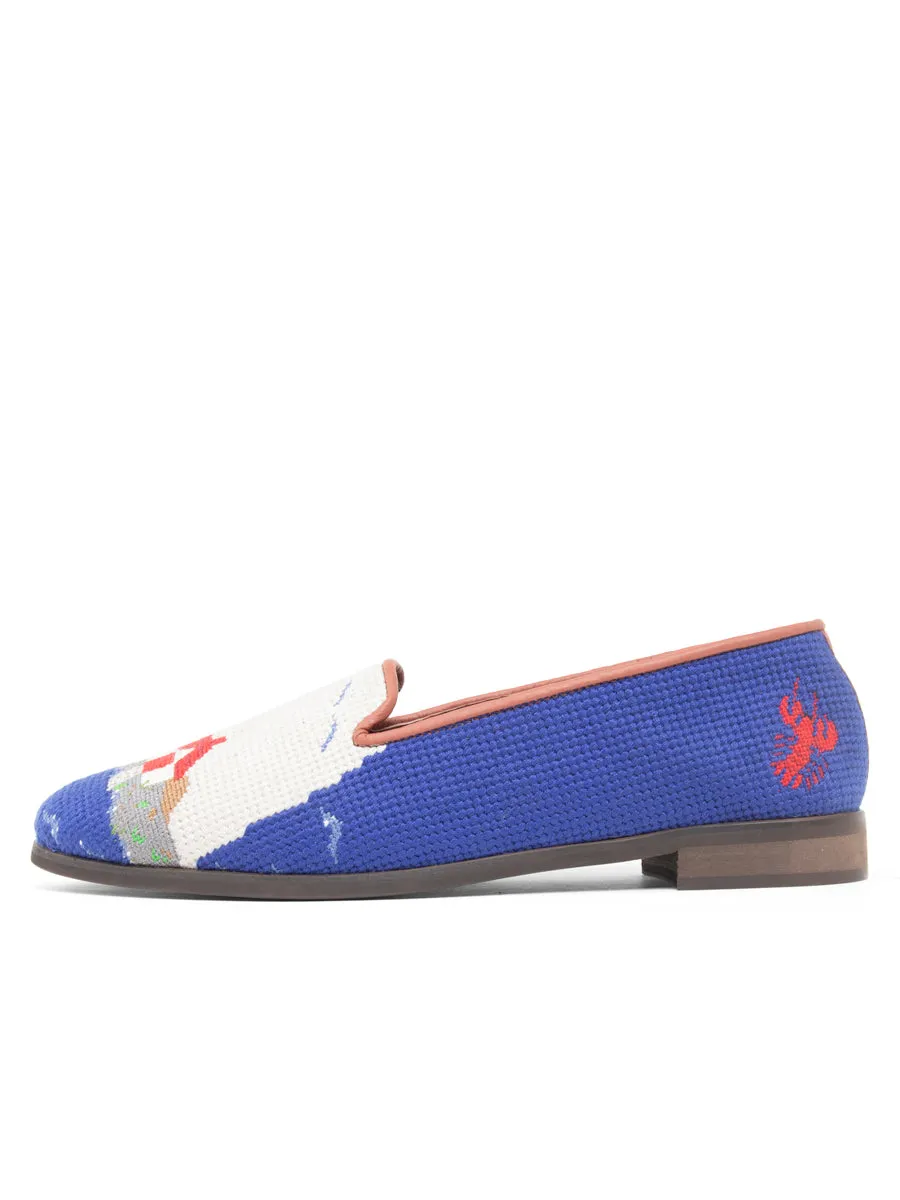 Needlepoint Loafer in Lighthouse & Buoy