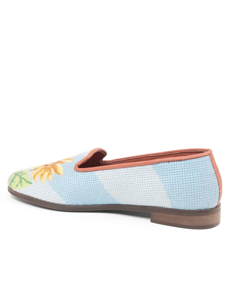 Needlepoint Loafer in Sunflower