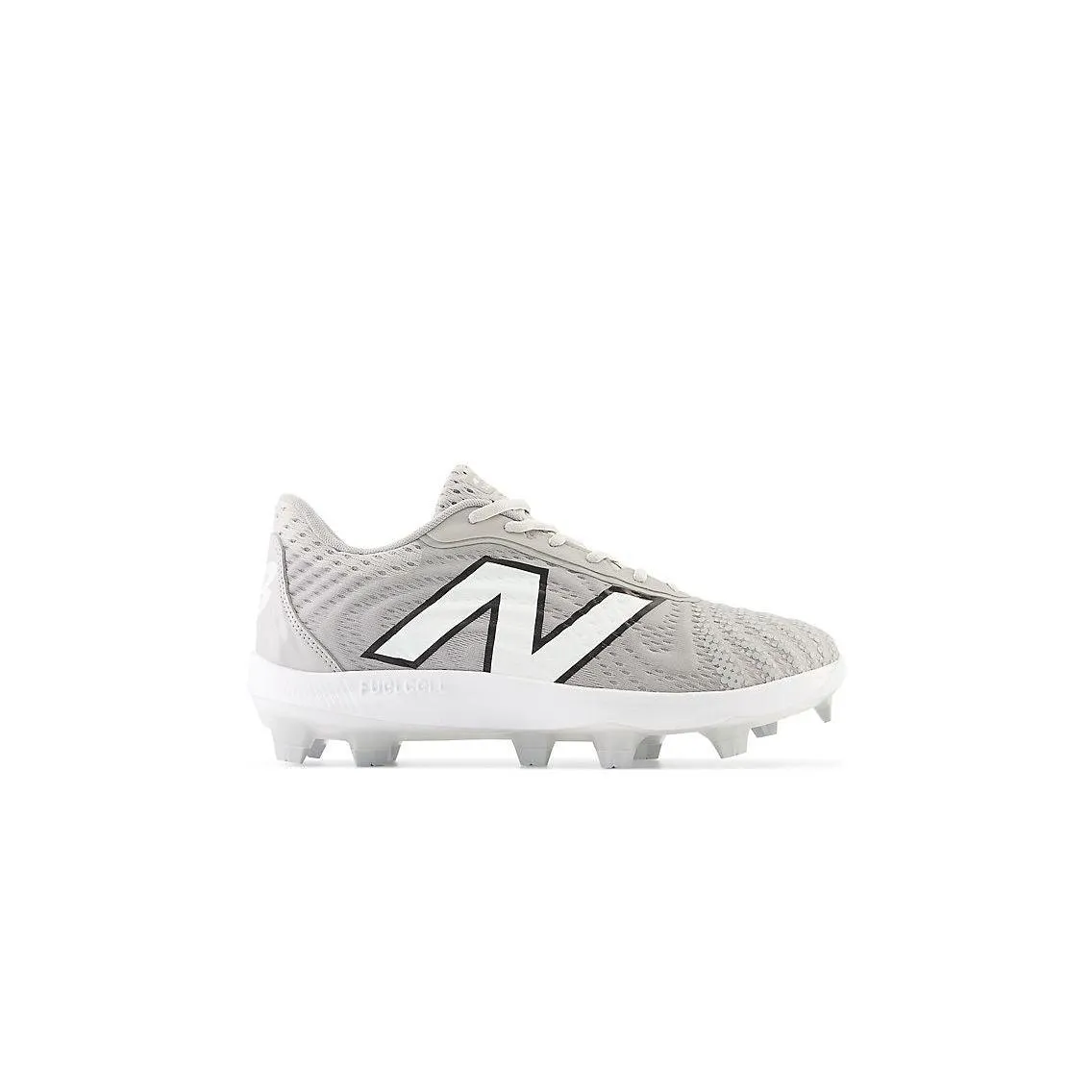 New Balance Men's FuelCell 4040 V7 Molded Baseball Cleats - Raincloud / Optic White - PL4040G7