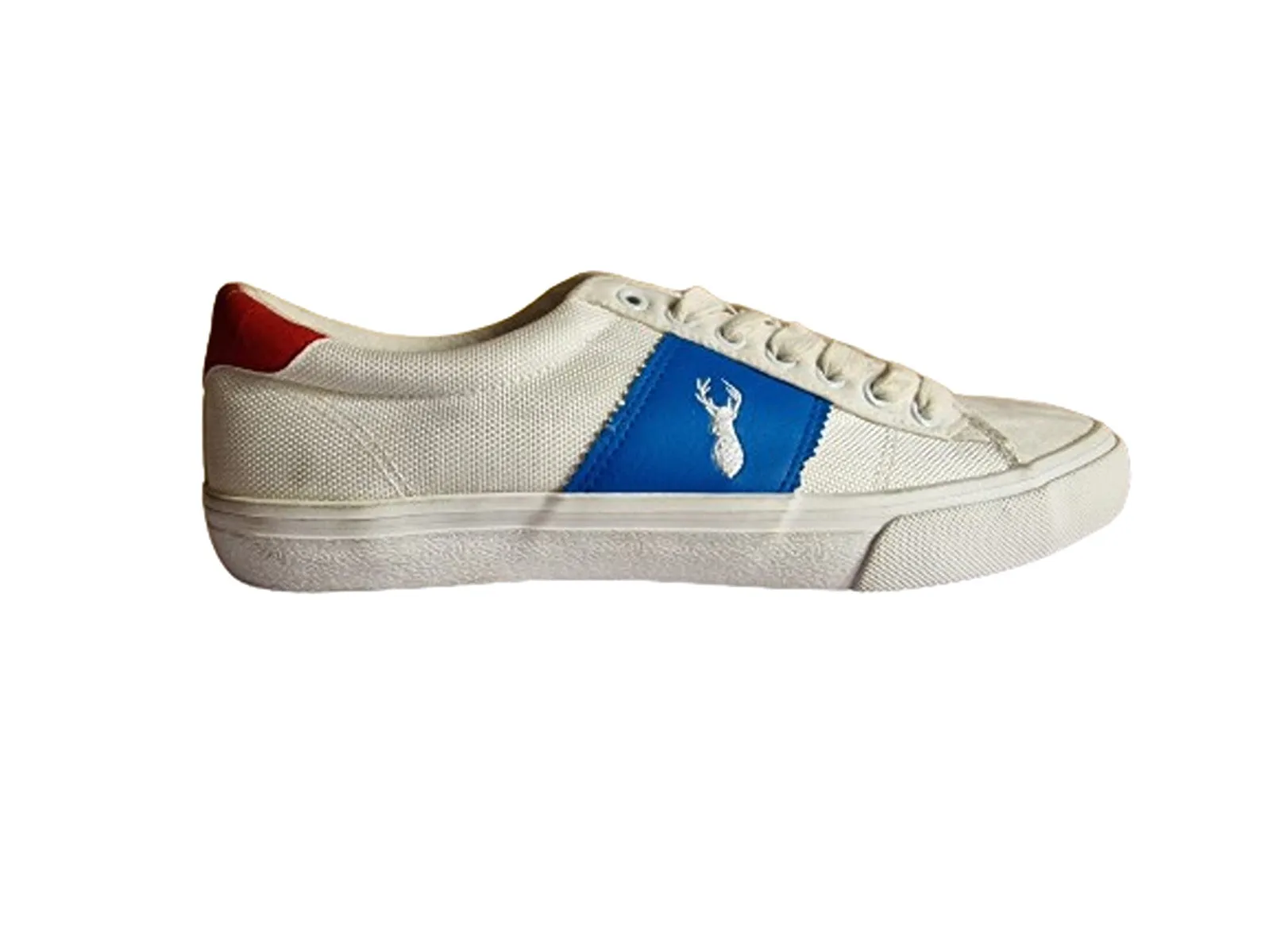 Next White Stag Canvas Mens Trainers