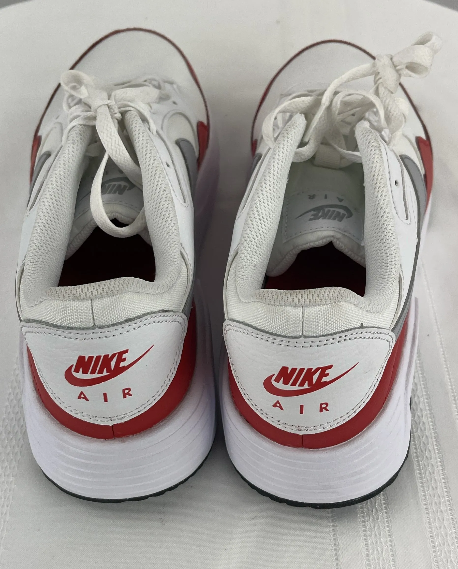 Nike Air Max SC Running Shoes Sneakers White Red Men’s Size 11.5 NWOB