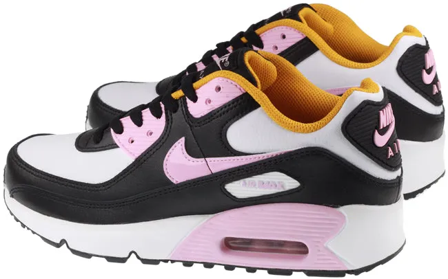 Nike Shoes Junior Air Max 90 Black Light Arctic Pink Leather