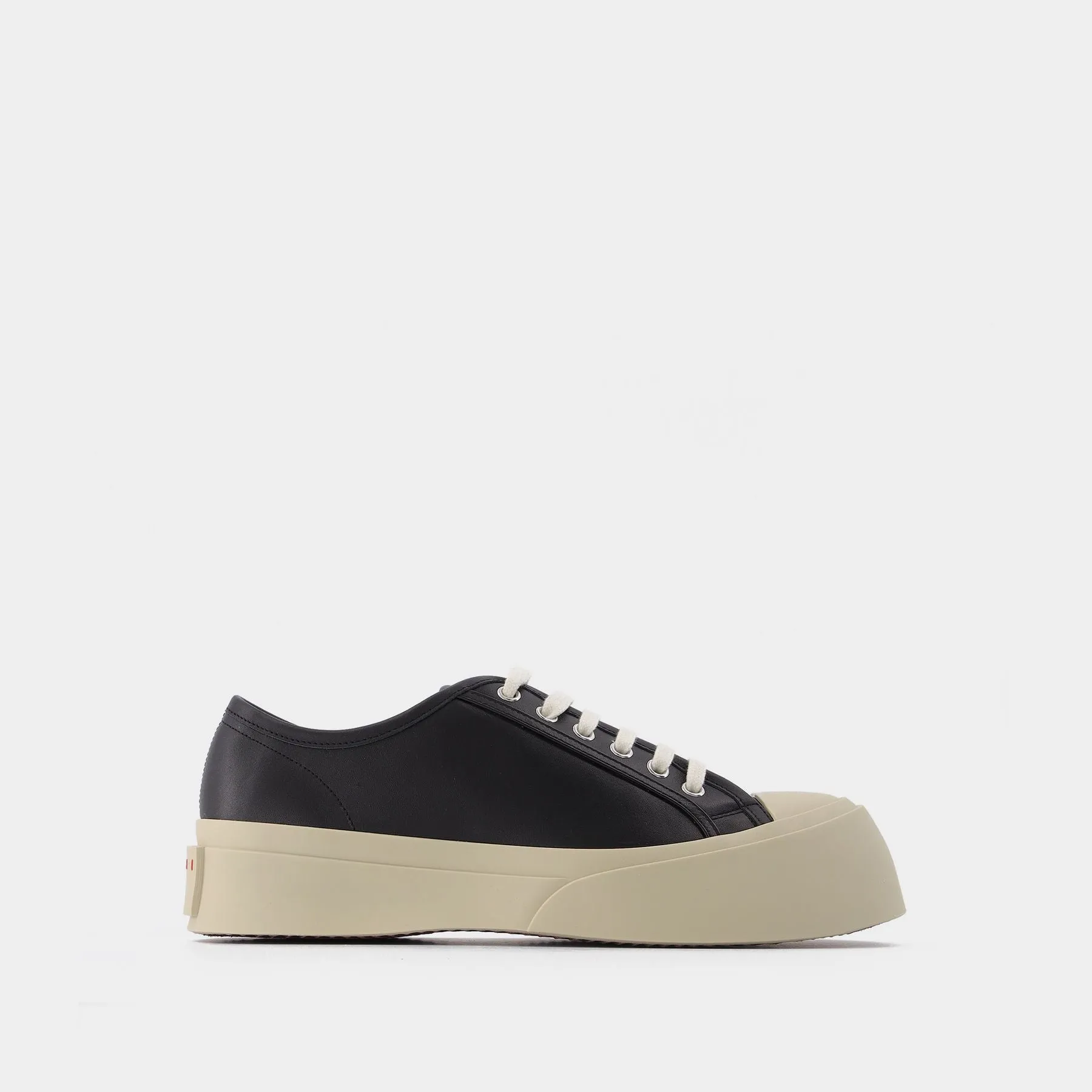 Pablo Lace-Up Sneakers - Marni - Black - Leather