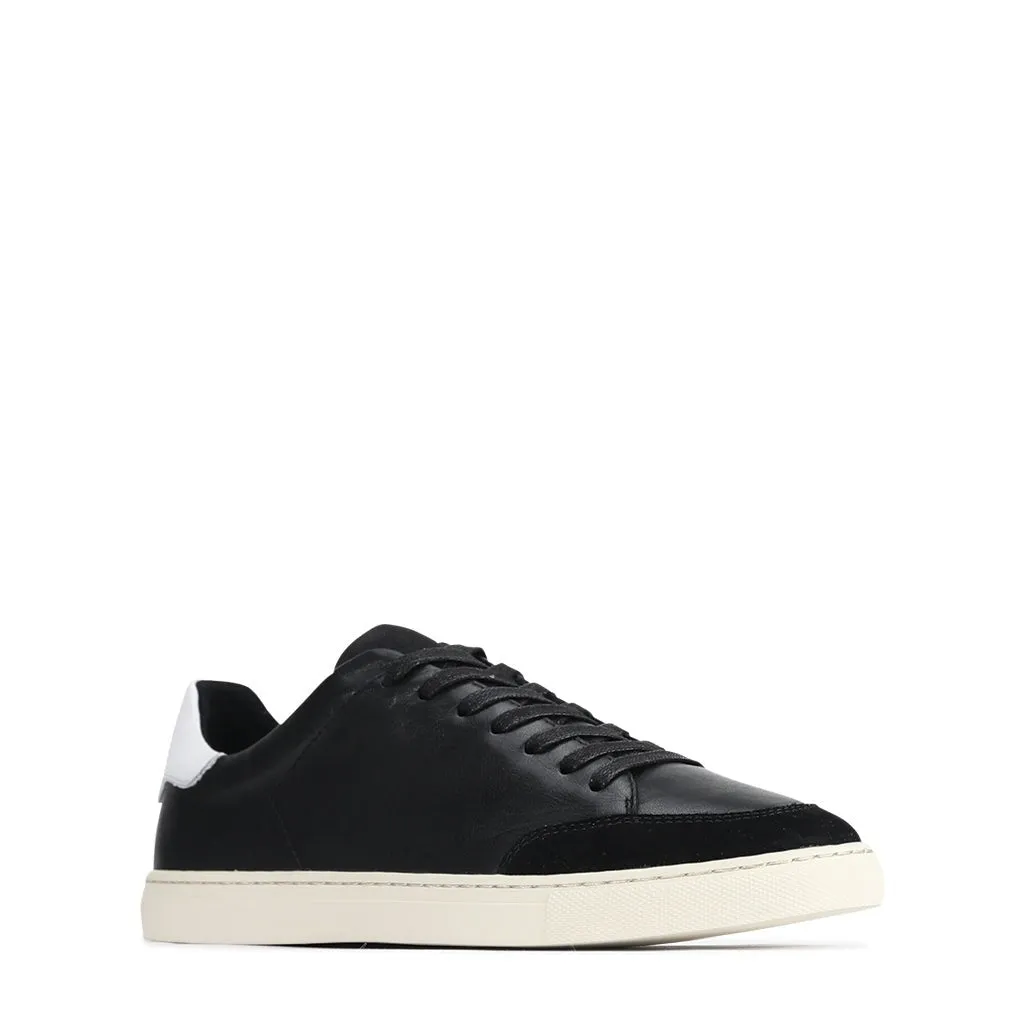 PANELS LOW TOP SNEAKERS LEATHER