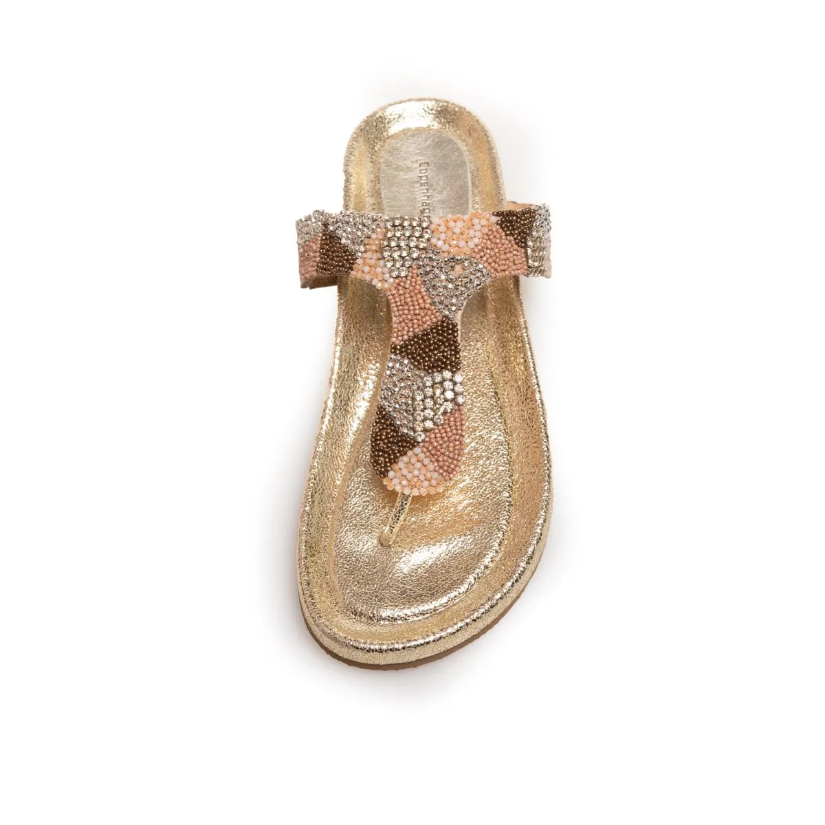 Pearls and Gold Sandal