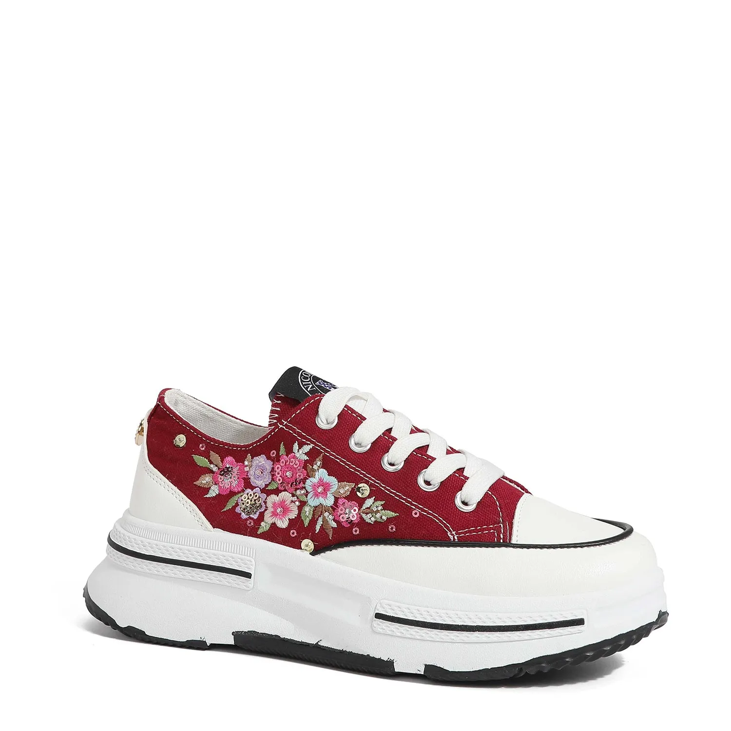 PLATFORM LACE-UP SNEAKERS