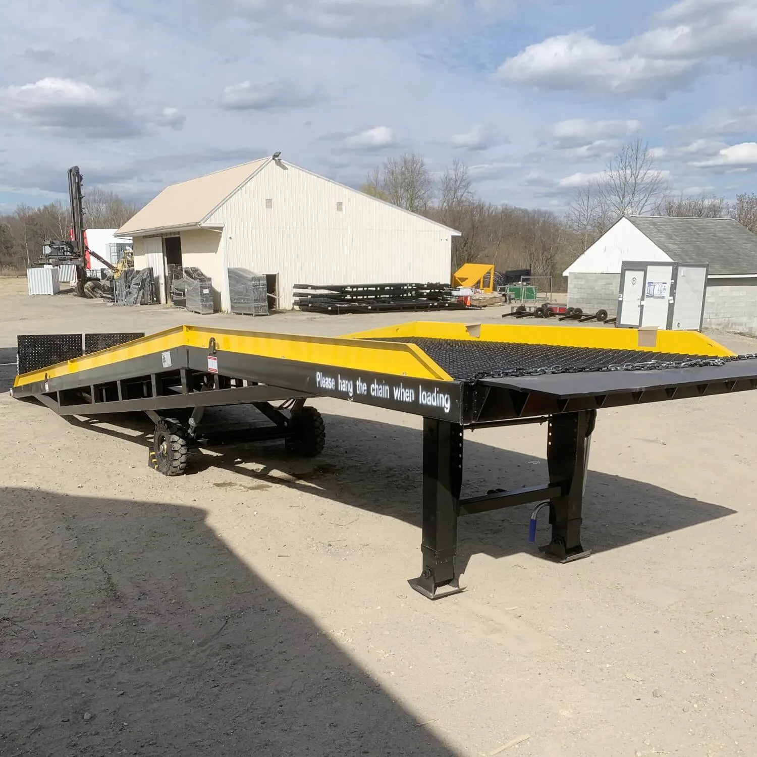 Portable Loading Dock Ramps Yard Ramp - 26,500 lb. Capacity