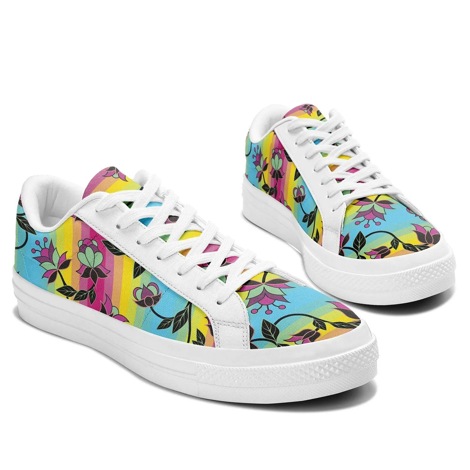 Powwow Carnival Aapisi Low Top Canvas Shoes White Sole