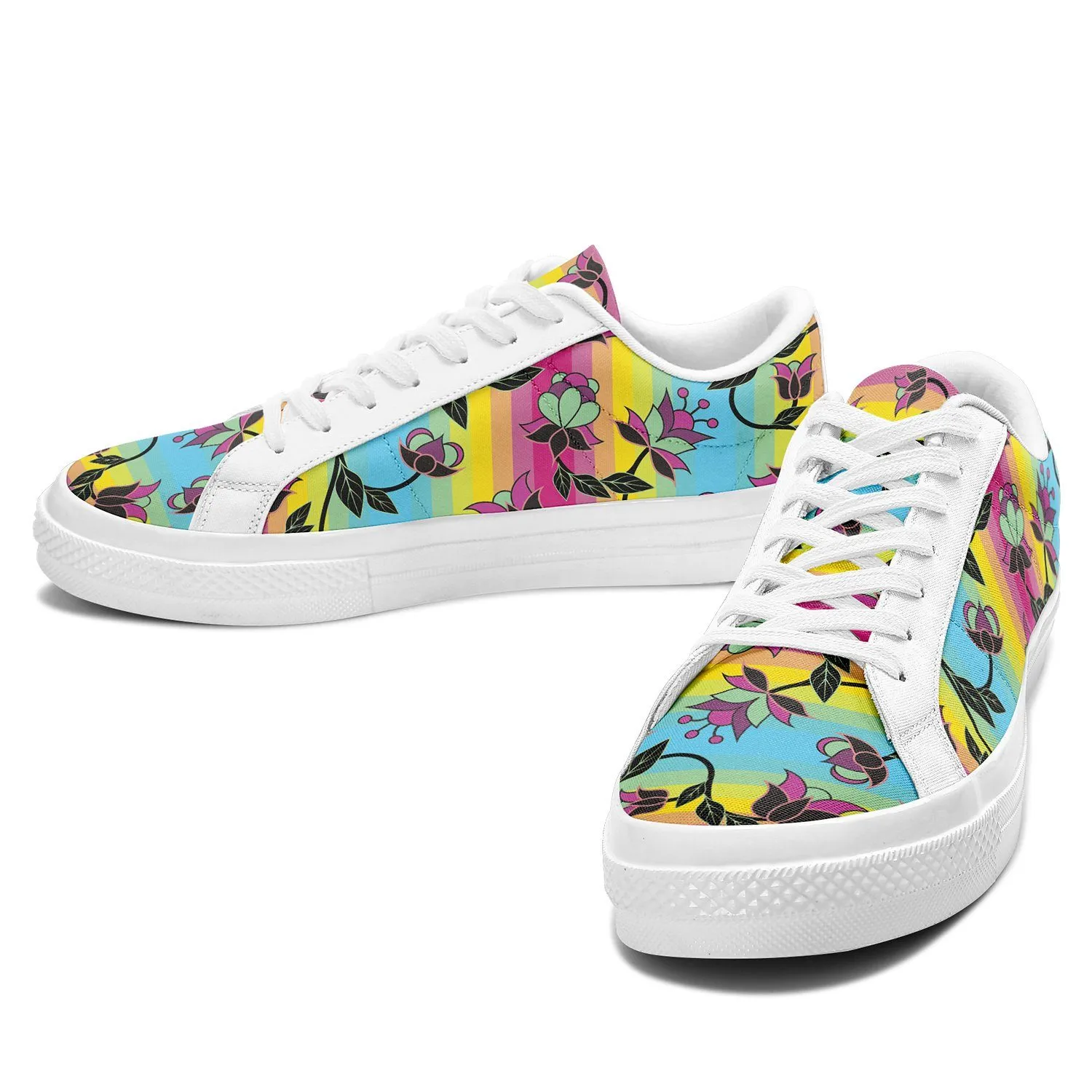 Powwow Carnival Aapisi Low Top Canvas Shoes White Sole