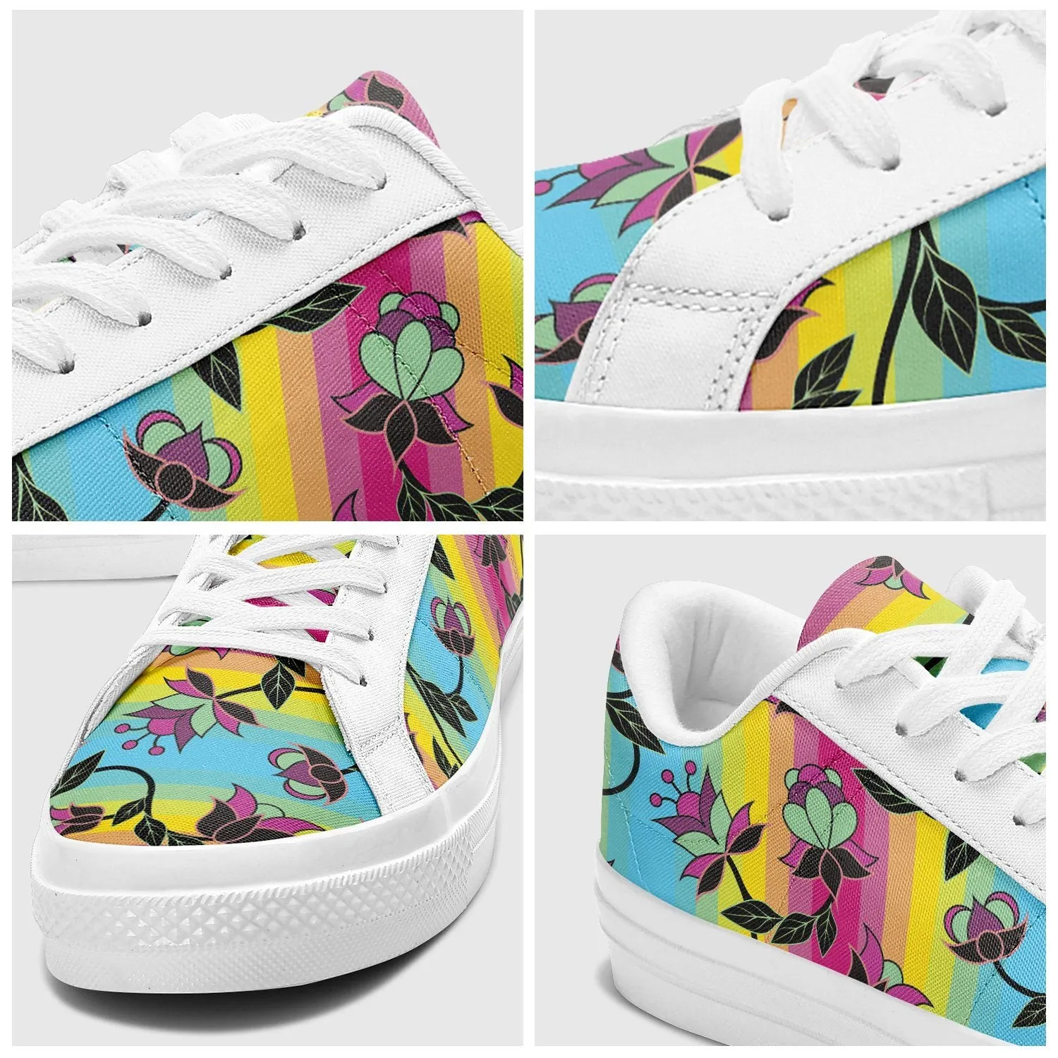 Powwow Carnival Aapisi Low Top Canvas Shoes White Sole