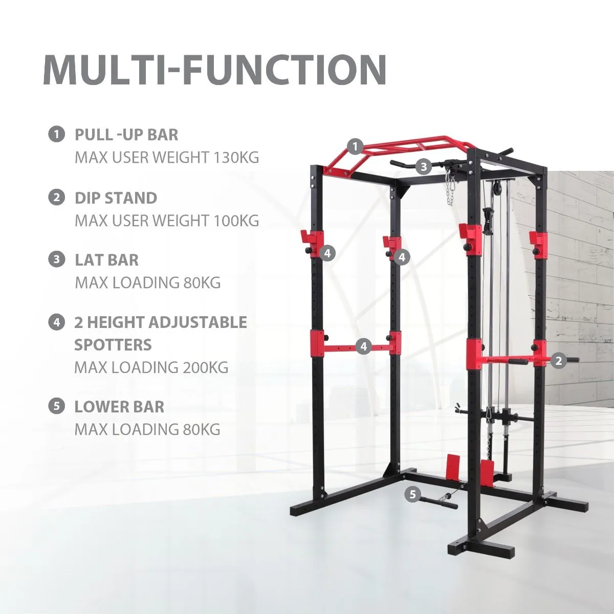 PR-500 Multi-Functional Power Rack