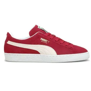 Puma Men's Suede Classic 21 Shoes - Cabernet Red / White