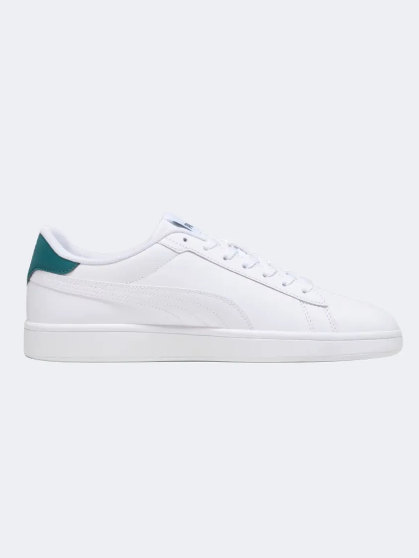 Puma Smash 3 L Men Lifestyle Shoes White/Malachite/Gold