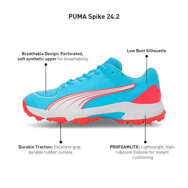 PUMA Spike 24.2 Luminous Blue-PUMA White-Fire Orchid