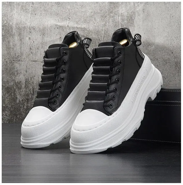 Punk Style Thick Bottom High Top Sneakers