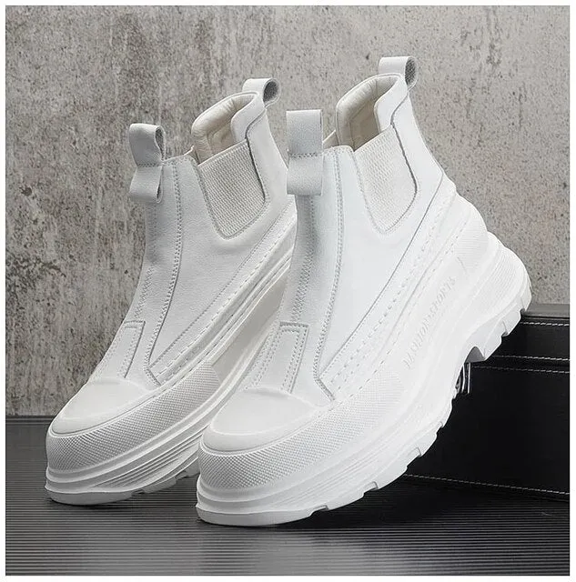 Punk Style Thick Bottom High Top Sneakers