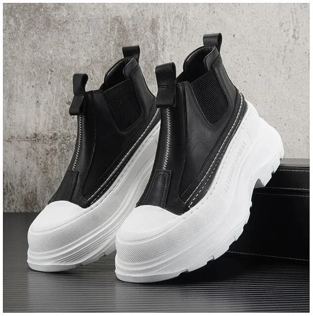 Punk Style Thick Bottom High Top Sneakers