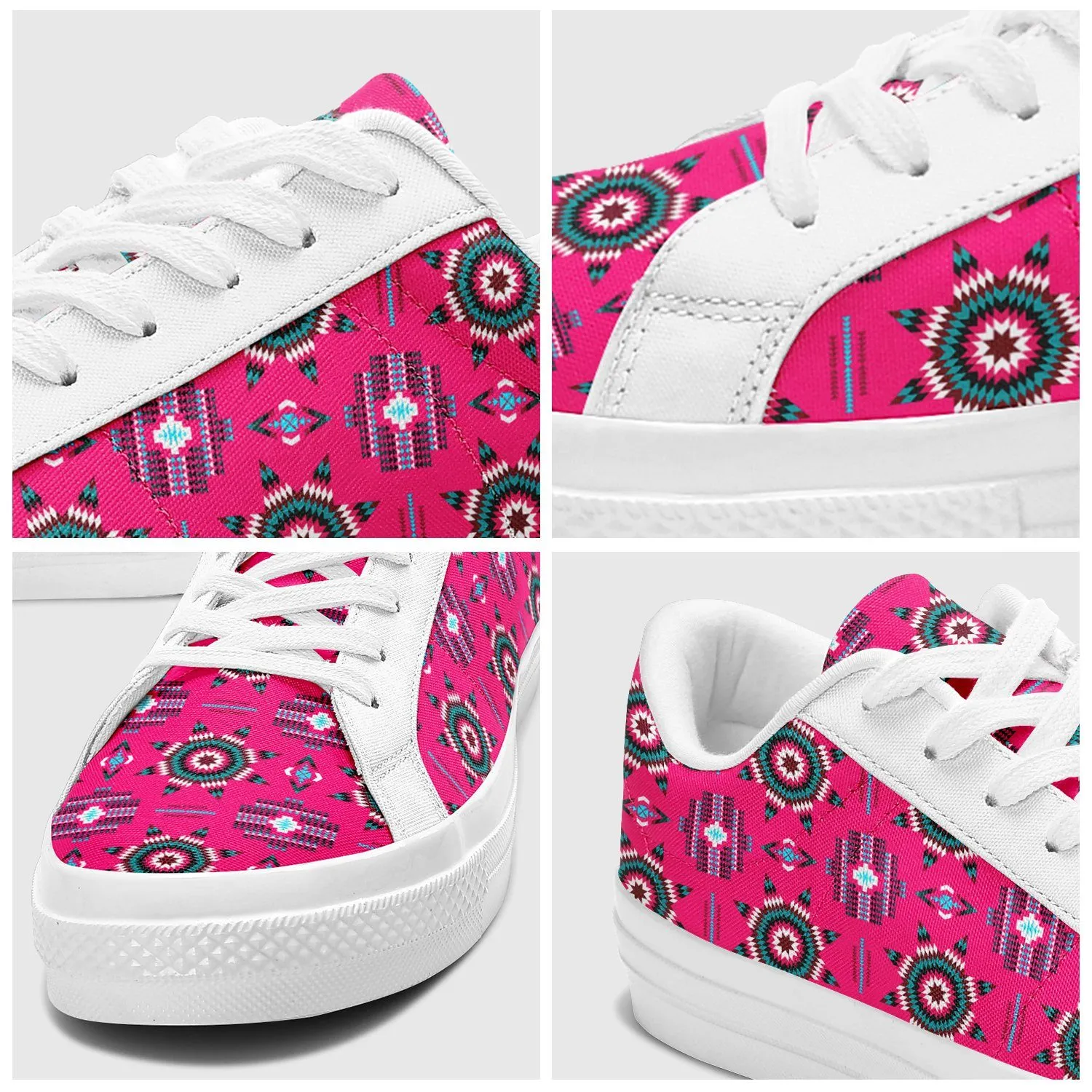 Rising Star Strawberry Moon Aapisi Low Top Canvas Shoes White Sole