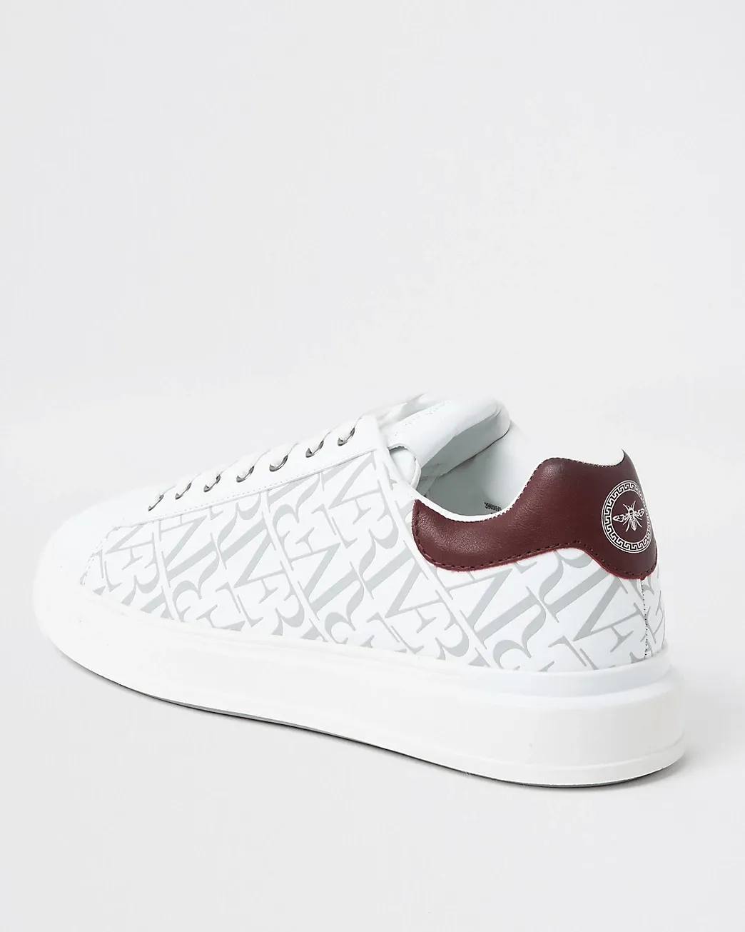 River Island Wedge Monogram Trainers