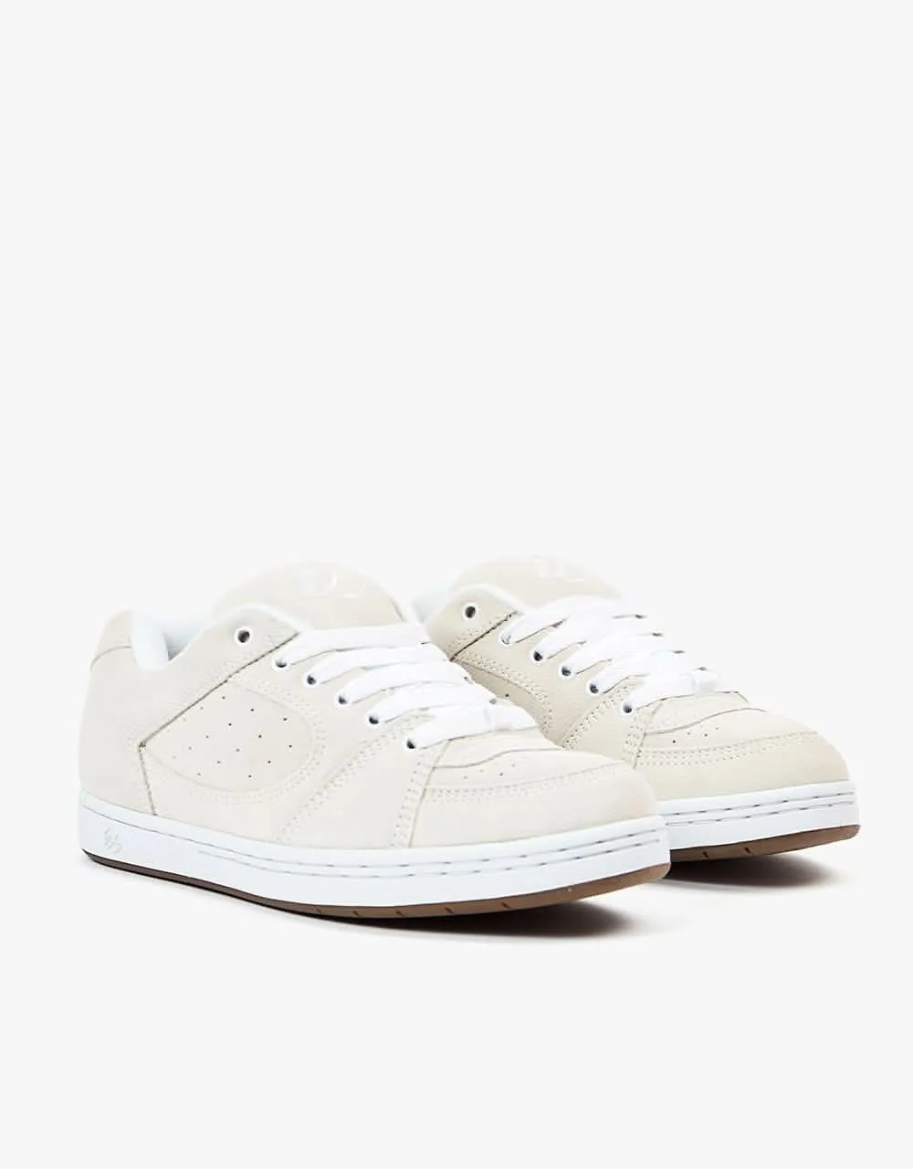 éS Accel OG Skate Shoes - White/Gum