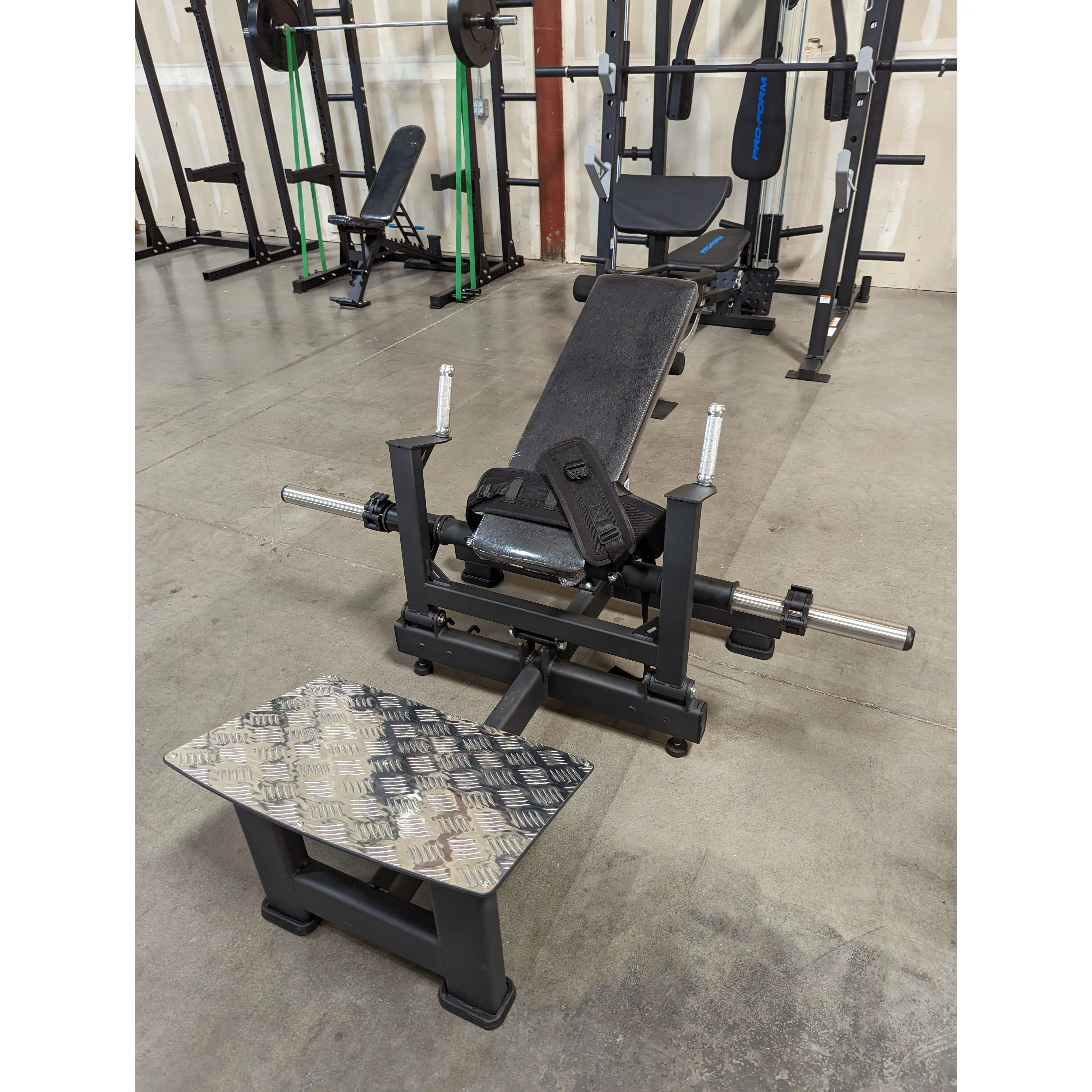 SFE Commercial Plate Loaded Hip Thrust Glute Machine (New)