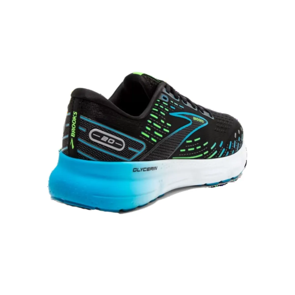 Shoes Brooks Glycerin 20 Black Blue Green