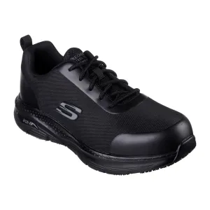 Skechers Arch Fit Ringstap Trainers Black Size 45