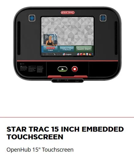 STAR TRAC 8 SERIES CT CROSS TRAINER W/LCD CONSOLE