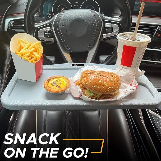 Steering Wheel Tray - Car Table for Eating & Working