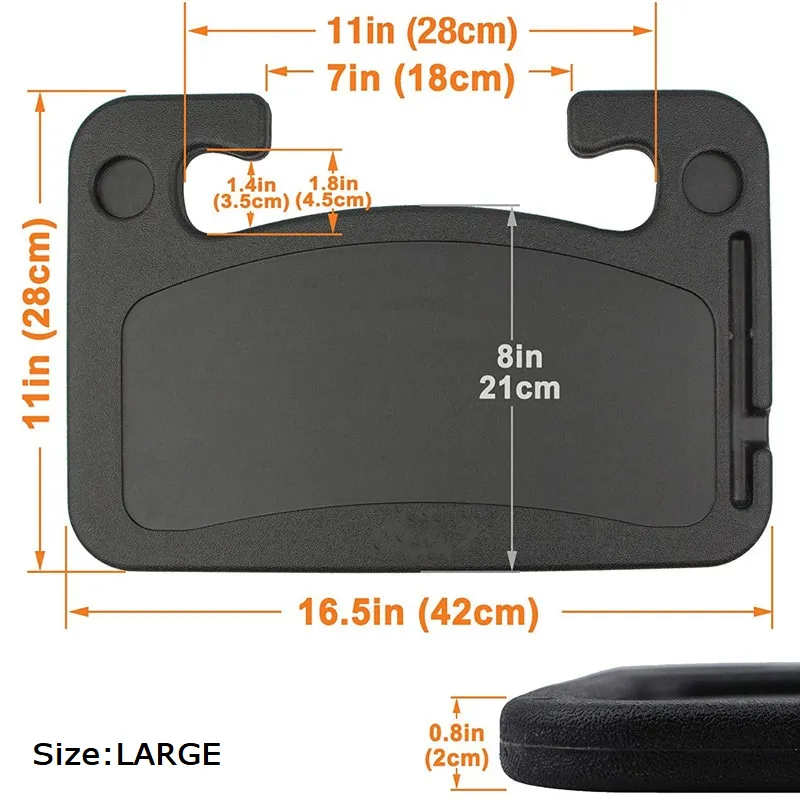 Steering Wheel Tray - Car Table for Eating & Working