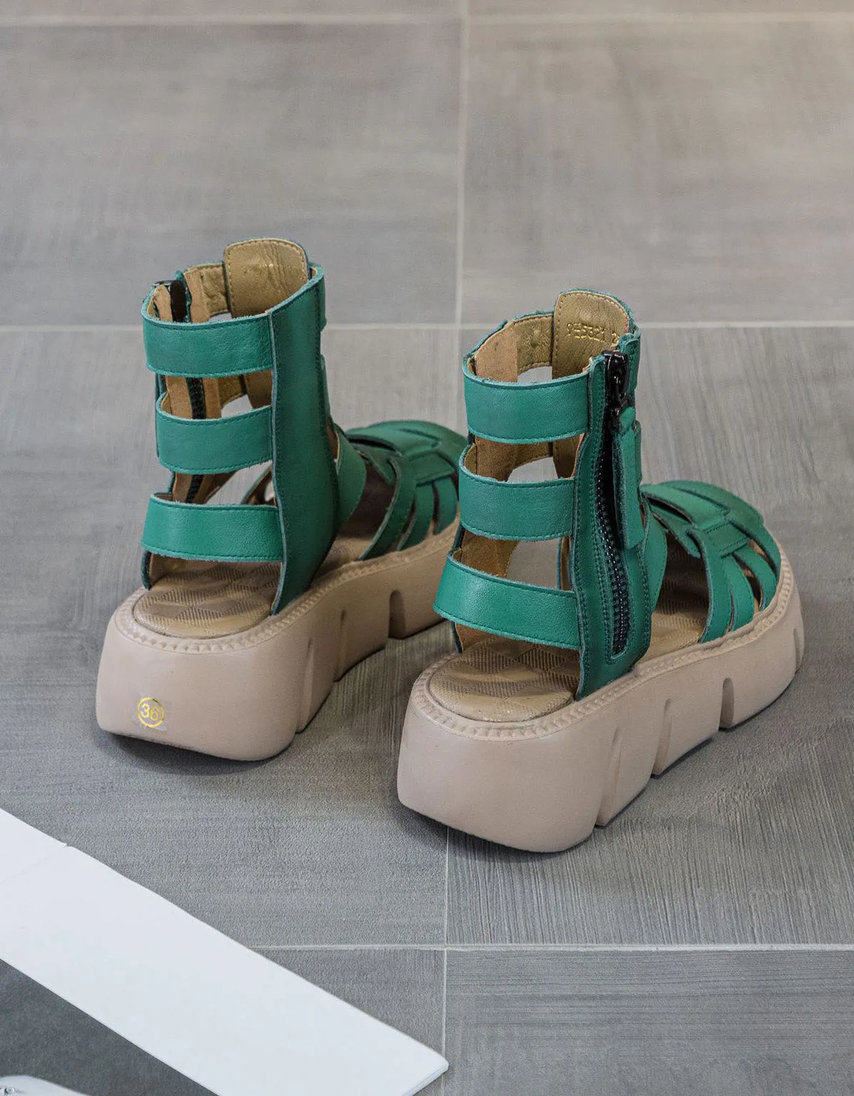 Summer Close Toe Plaform Strappy Sandals Boots