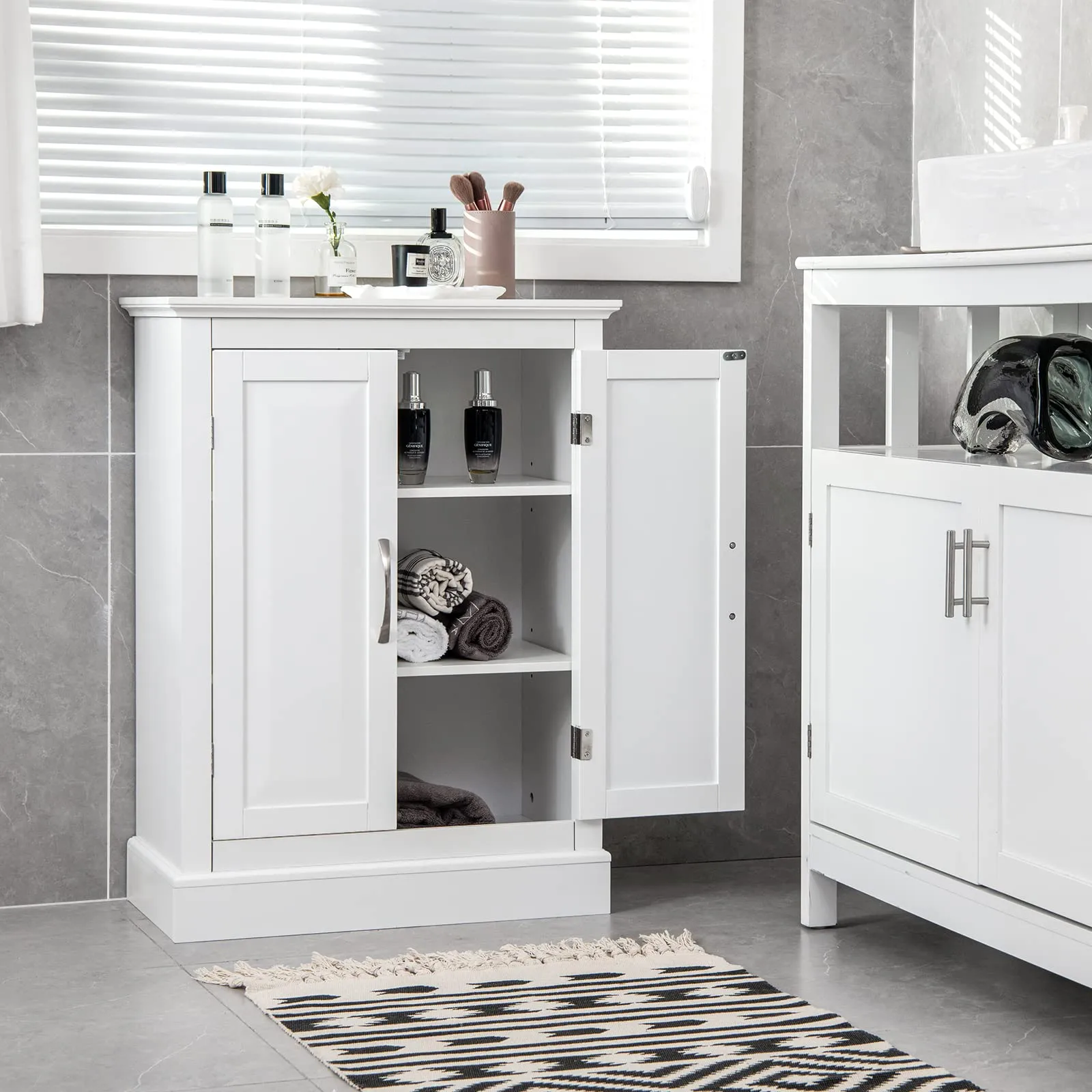 Tangkula Bathroom Floor Cabinet