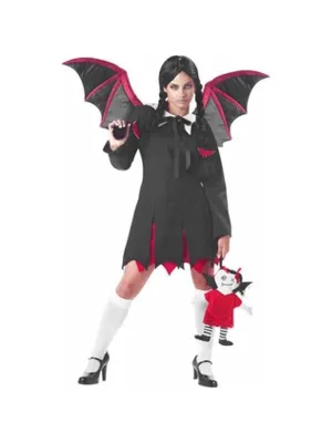 Teen Gothic Bat Girl Costume