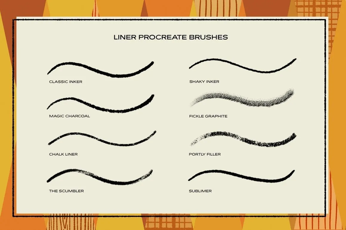 The Liner Brush Pack for Procreate