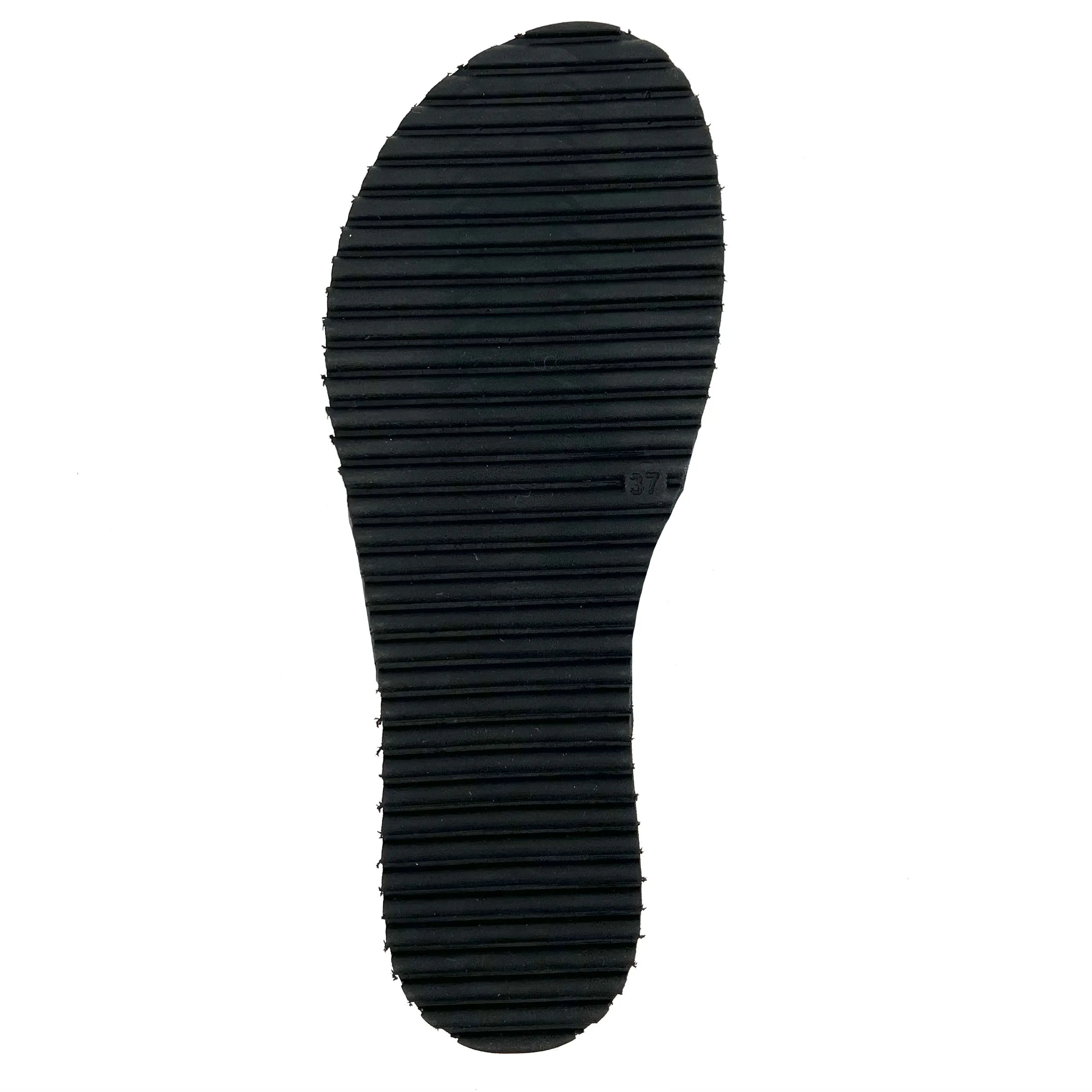 The Pleated Comfort Slide in Black