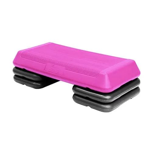 The Step Circuit Platform with 4 Freestyle Risers - Pink