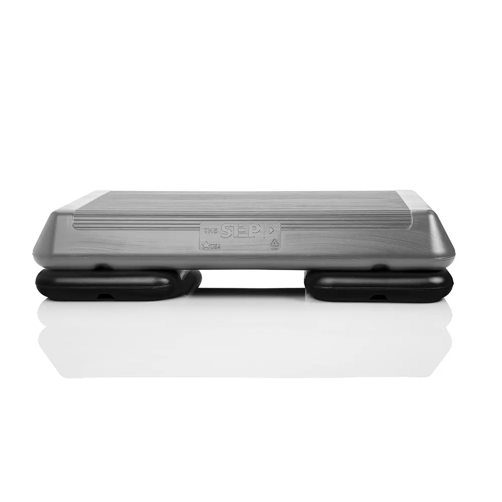 The Step Circuit Size Platform with Two (2) Freestyle Risers - Grey