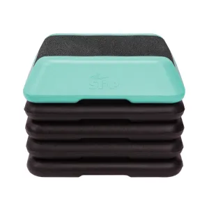 The Step High Step Platform with Four (4) Risers - Teal