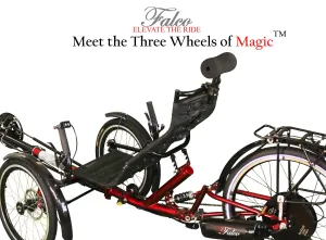 Three Wheels of Magic All Electric Recumbent Trike (Current Lead Time 6 to 12 Weeks)