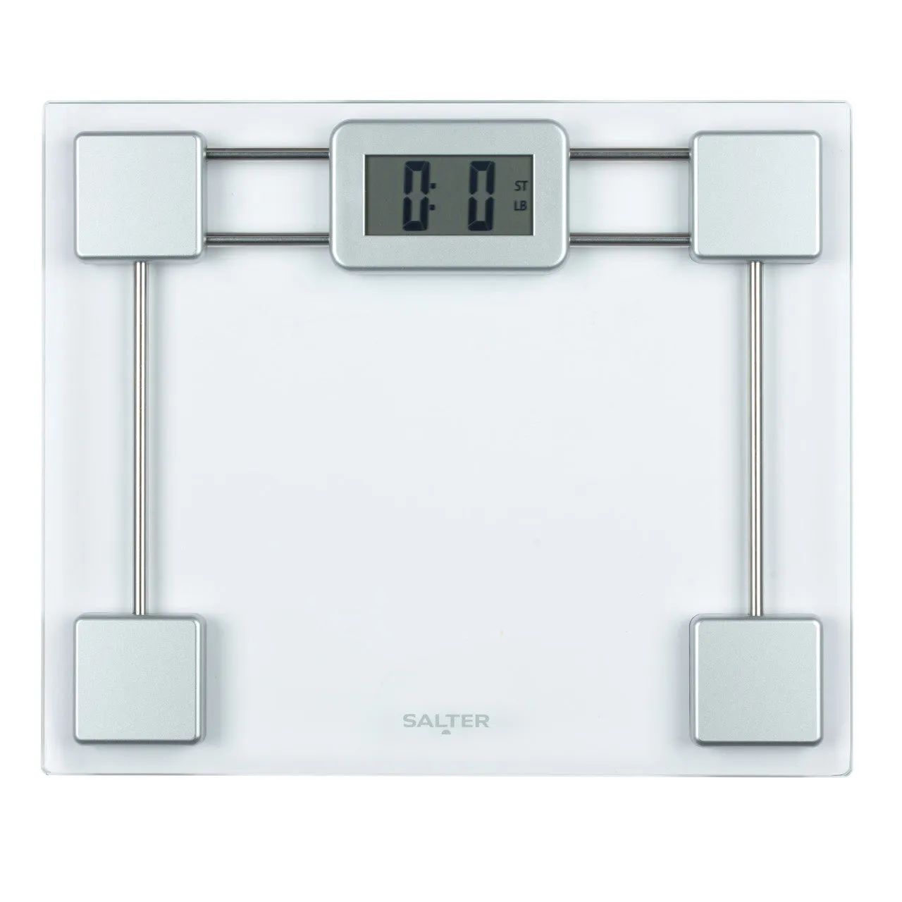 Toughened Glass Digital Bathroom Scale - Clear