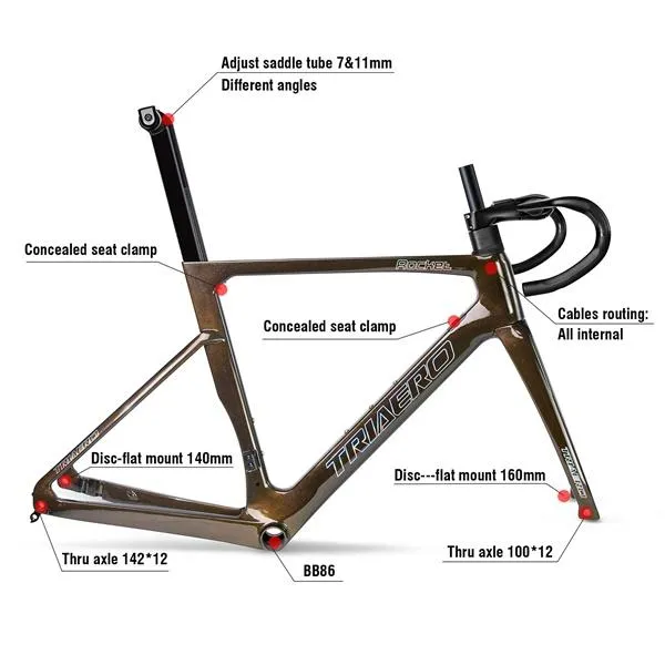 TRIAERO Disc Road Frame A9